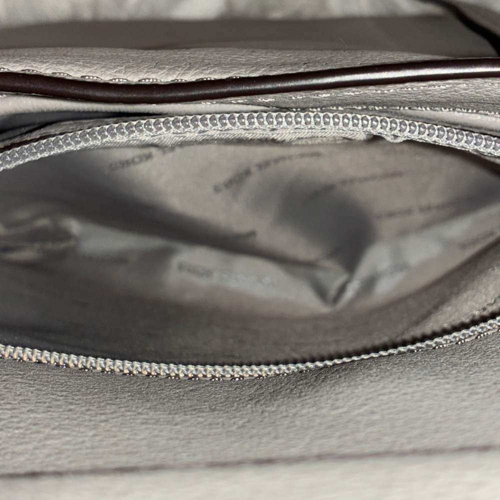 NWT Michael Michael Kors EVIE Grey Shoulder Bag - Picture 5 of 10